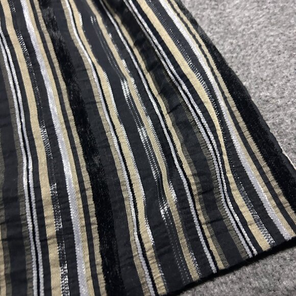 Vintage Skirt Womens 10 Felicia & Co Velvet Stripe Whimsigoth Fairy Goth A Line - Picture 5 of 9